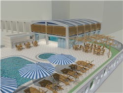 Shaqlawa Oteli Açık-Kapalı Yüzme Havuz Kompleksi